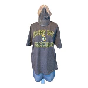 GREEN BAY PACKERS Gray Short Sleeve Tshirt XL
